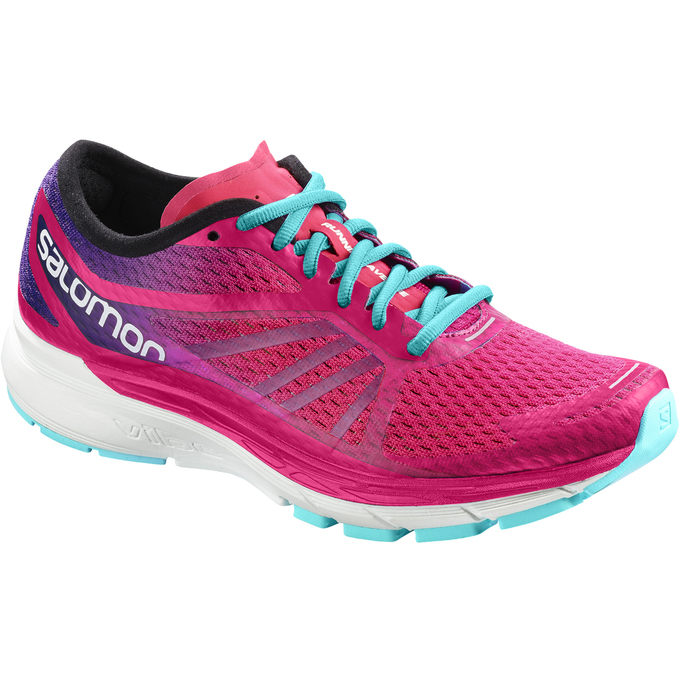 Salomon SONIC RA PRO W - Womens Running Shoes - Pink - NZ (91820-OXSJ)